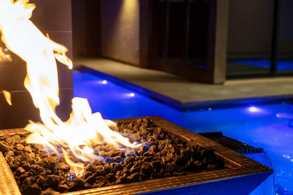 Fire Feature for Pools