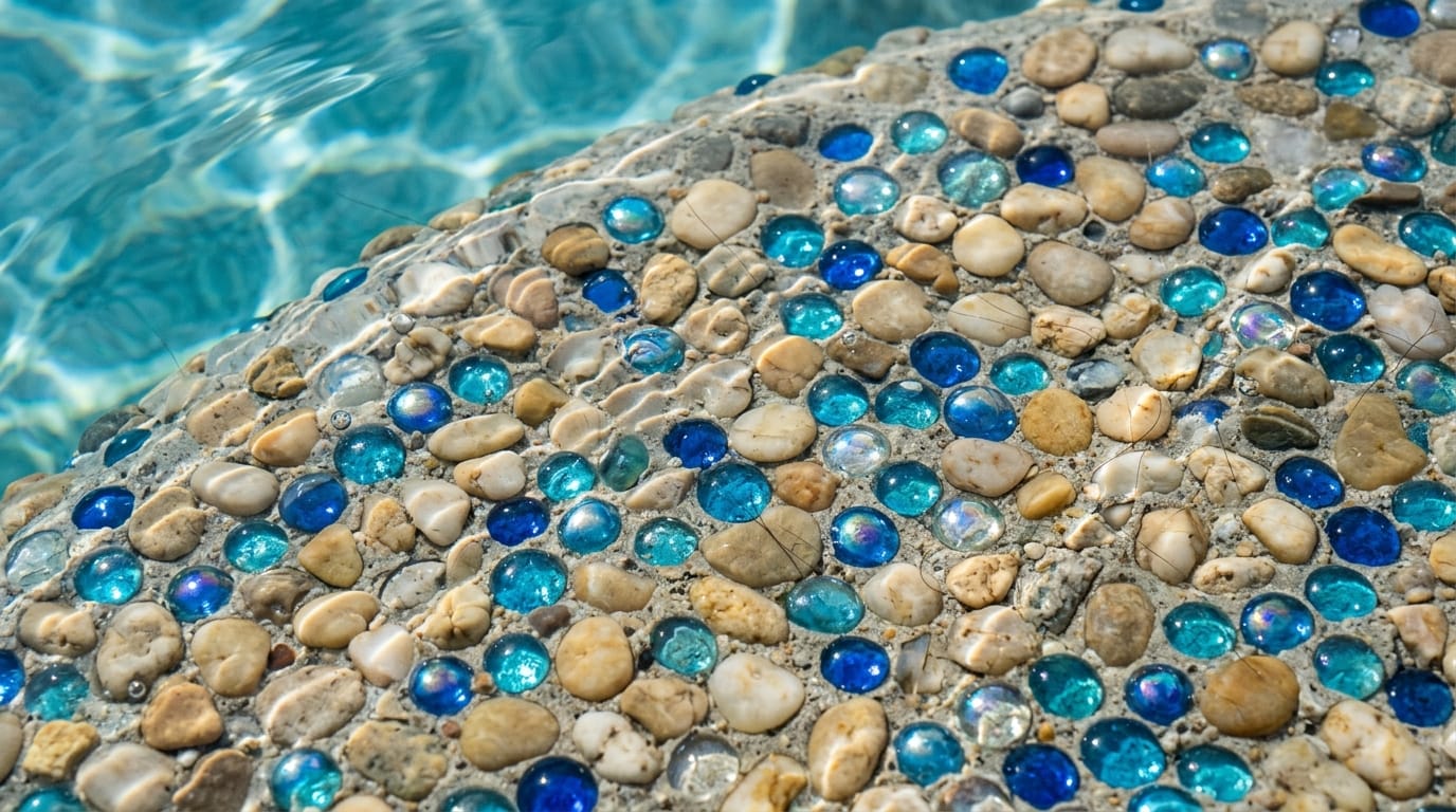 Pebble vs Glass Tile: Choosing the Ultimate Luxury Pool Finish Integrating Glass Accents With Pebble Aggregate Finishes