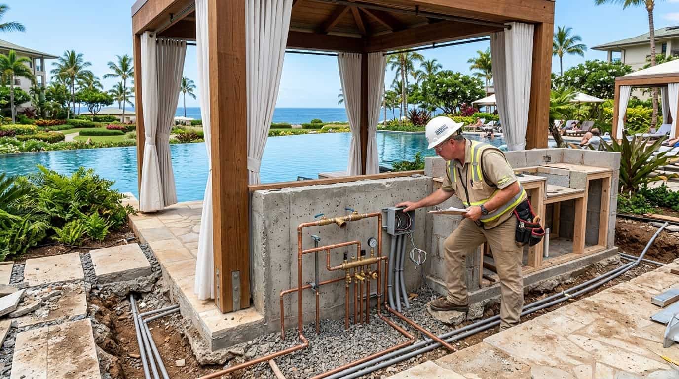 Mandatory Utility Permits For Luxury Cabana Amenities
