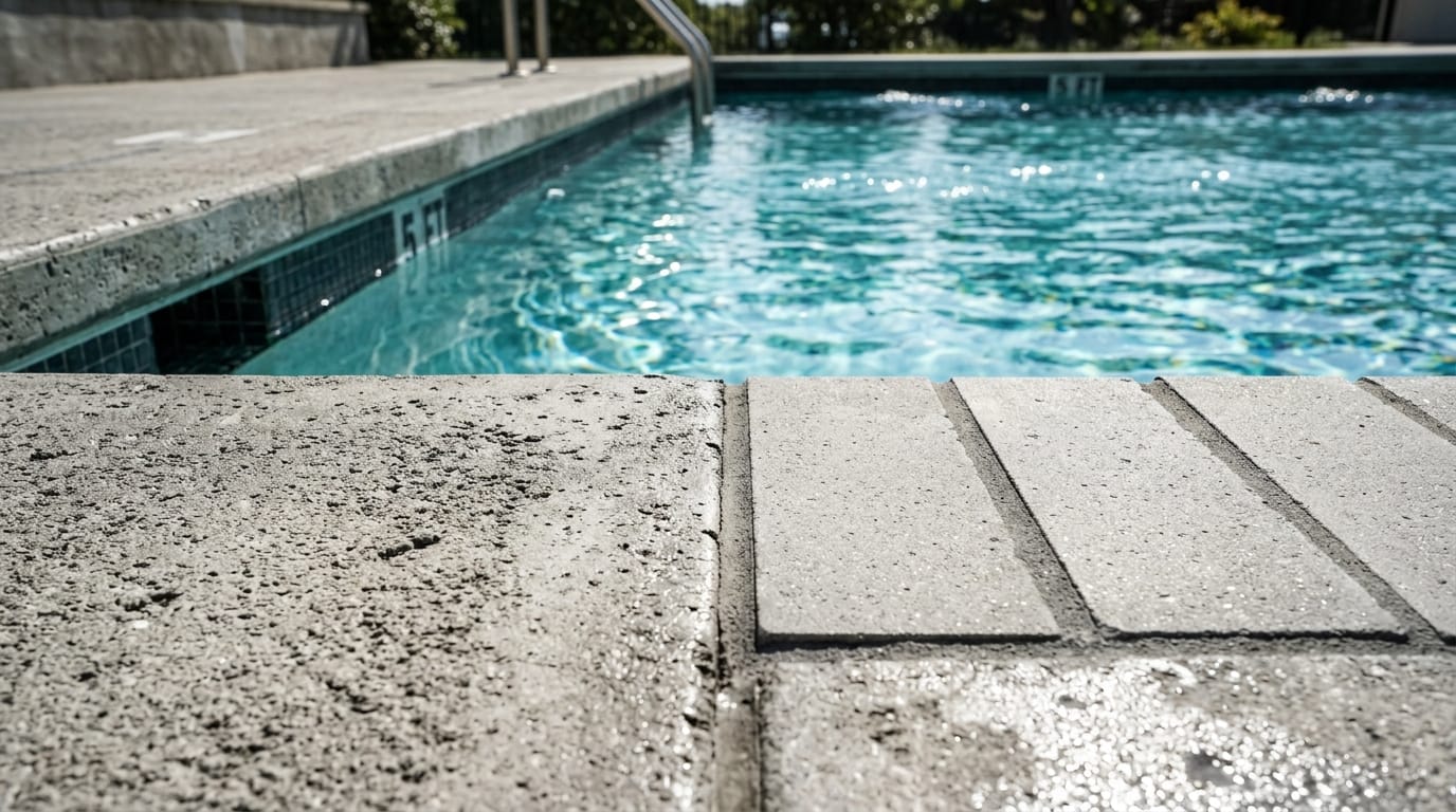 Poured Concrete Versus Precast Coping Durability