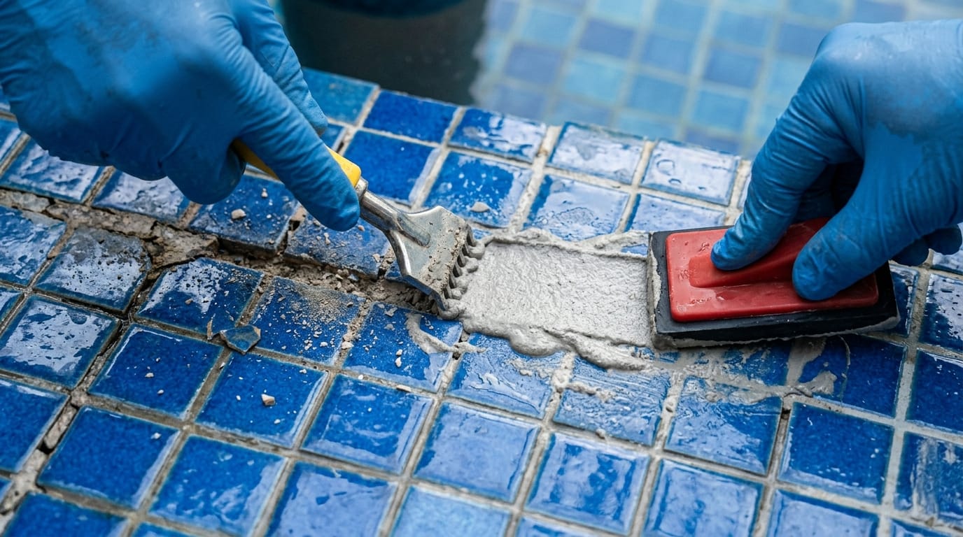 Pool Tile Grout Repair Guide: Restore Your Pool And Identify Bigger Problems Pool Tile Grout Repair Process
